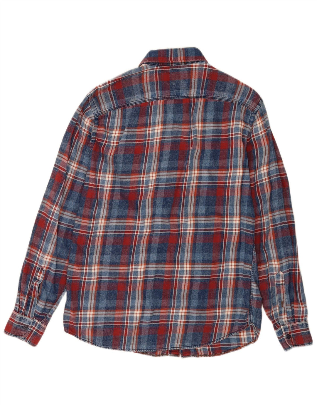 Jack & Jones Chemise En Jean Bleu Marine Moyen À Carreaux En Coton Homme