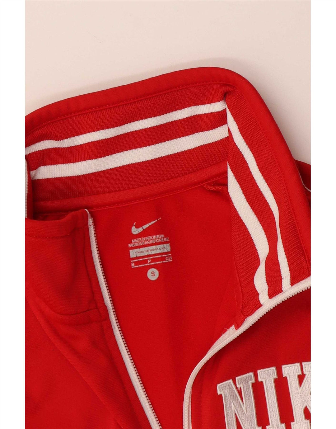 Nike Veste de survêtement pour femme UK 10 Petit Rouge