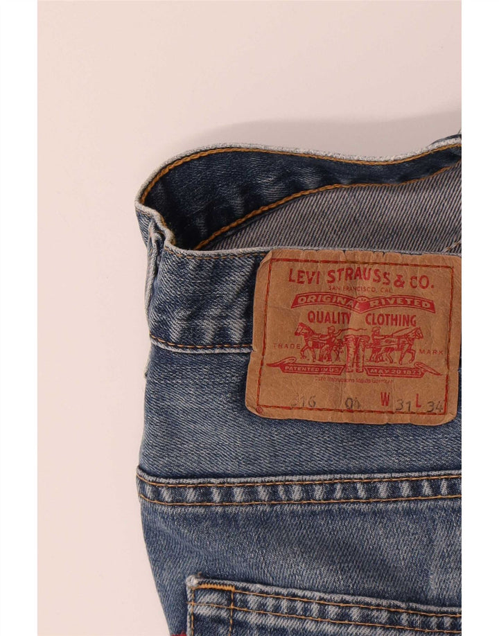 Levi's Jean 516 Bootcut Femme Bleu W31 L34 Coton