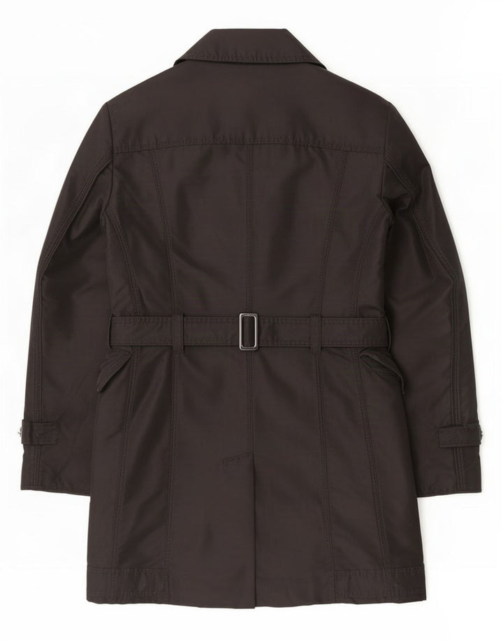 PEUTEREY Trench Femme IT 42 Moyen Noir Polyester