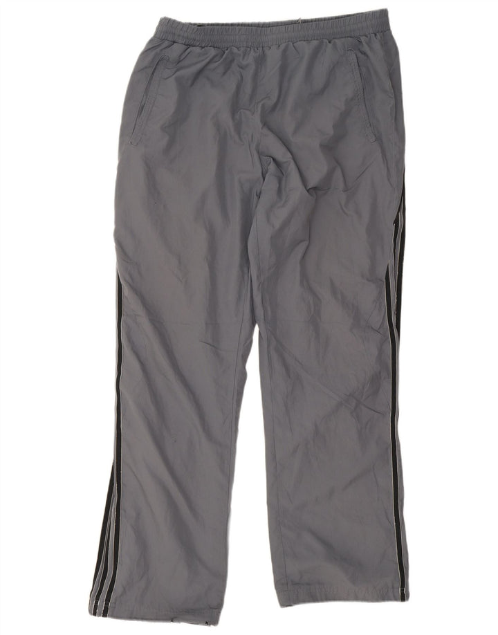 Adidas Pantalon de survêtement Climalite pour homme Large Gris Colorblock Polyester