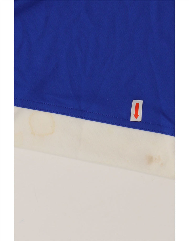 ADIDAS T-Shirt Climalite Homme Bleu Moyen Polyester Colorblock
