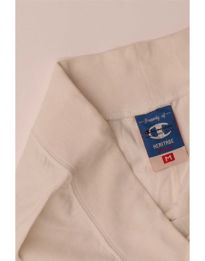 Champion Pantalon de survêtement pour femme Joggers UK 14 Medium Blanc