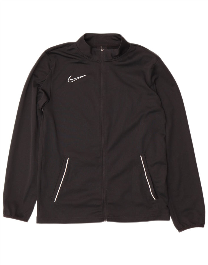 NIKE Veste de survêtement Dri Fit pour garçon 13-14 ans XL Noir Polyester