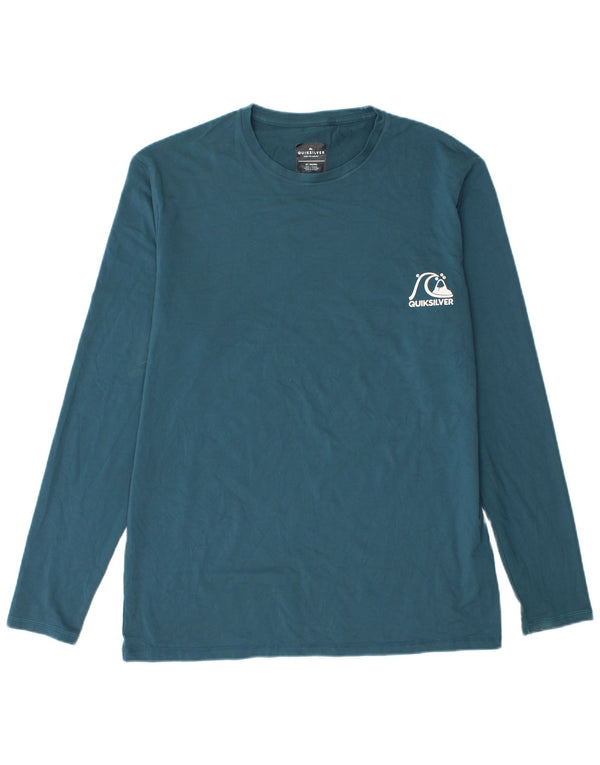 Quiksilver Haut à Manches Longues Homme Bleu Moyen Polyester