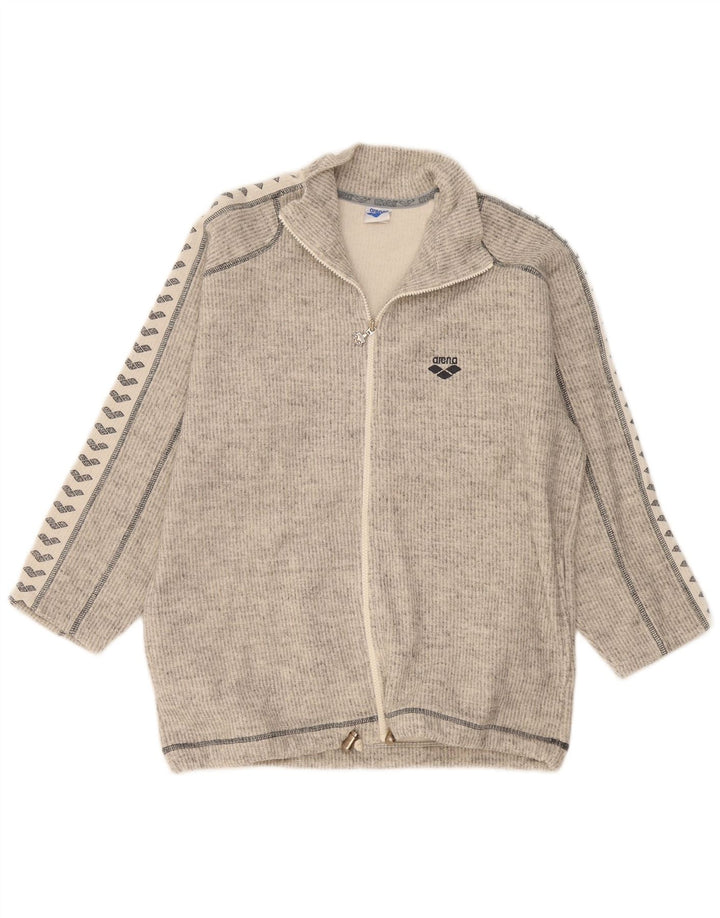 Arena Veste de Survêtement Graphique Femme IT 44 Gris Moyen Coton