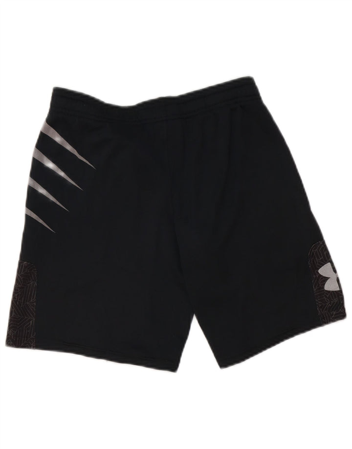 UNDER ARMOUR Short de sport garçon 9-10 ans Noir Moyen Polyester