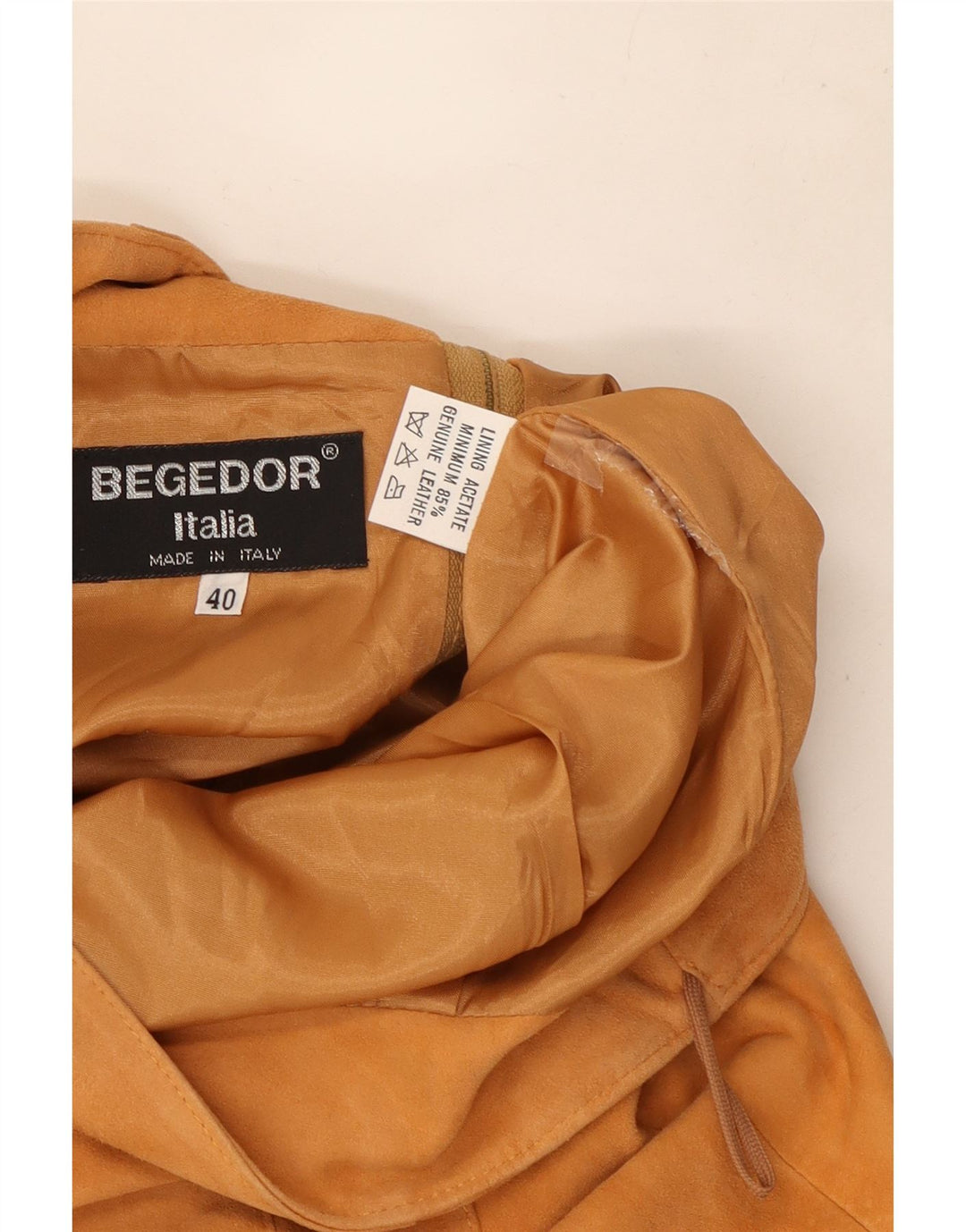 Begedor Jupe en daim pour femme IT 40 Small W26 Cuir marron