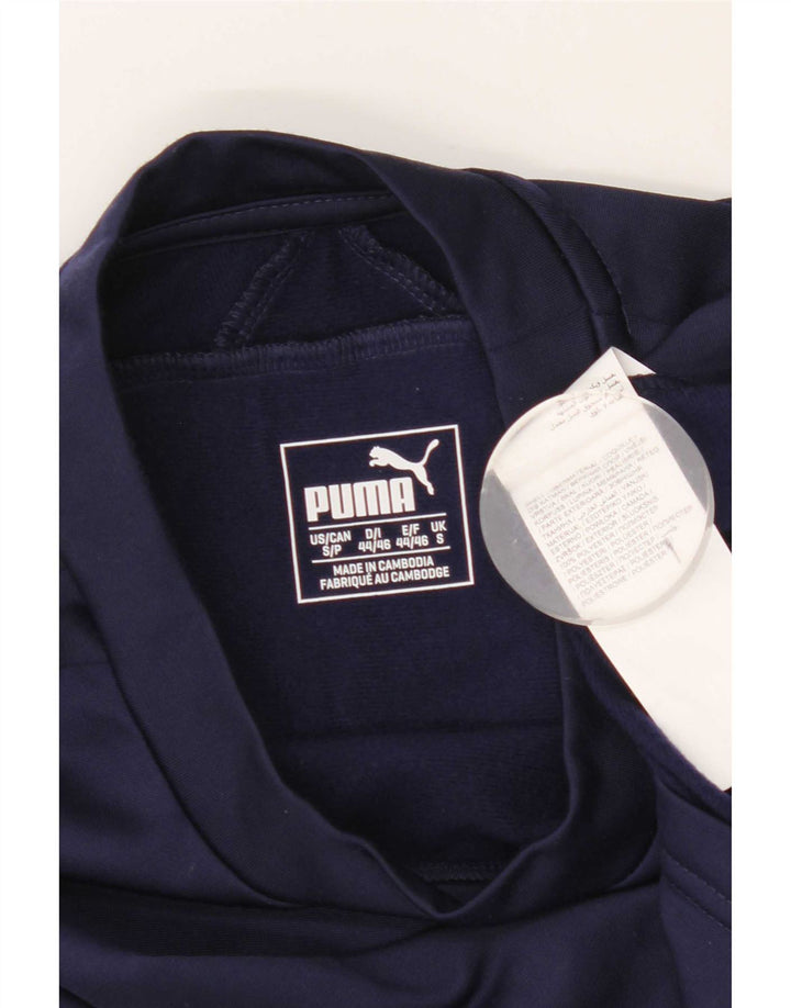 Puma Haut à manches longues pour homme Petit bleu marine Polyester