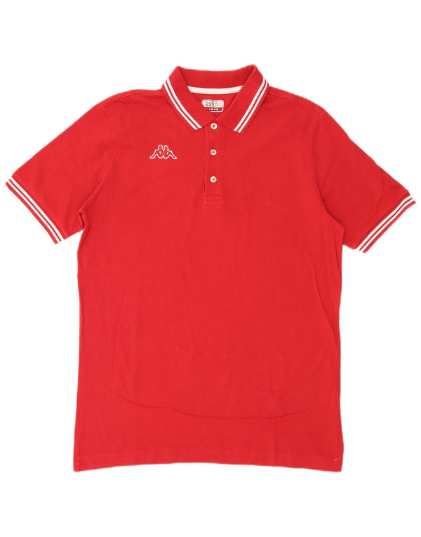 KAPPA Polo Homme Grand Rouge Coton