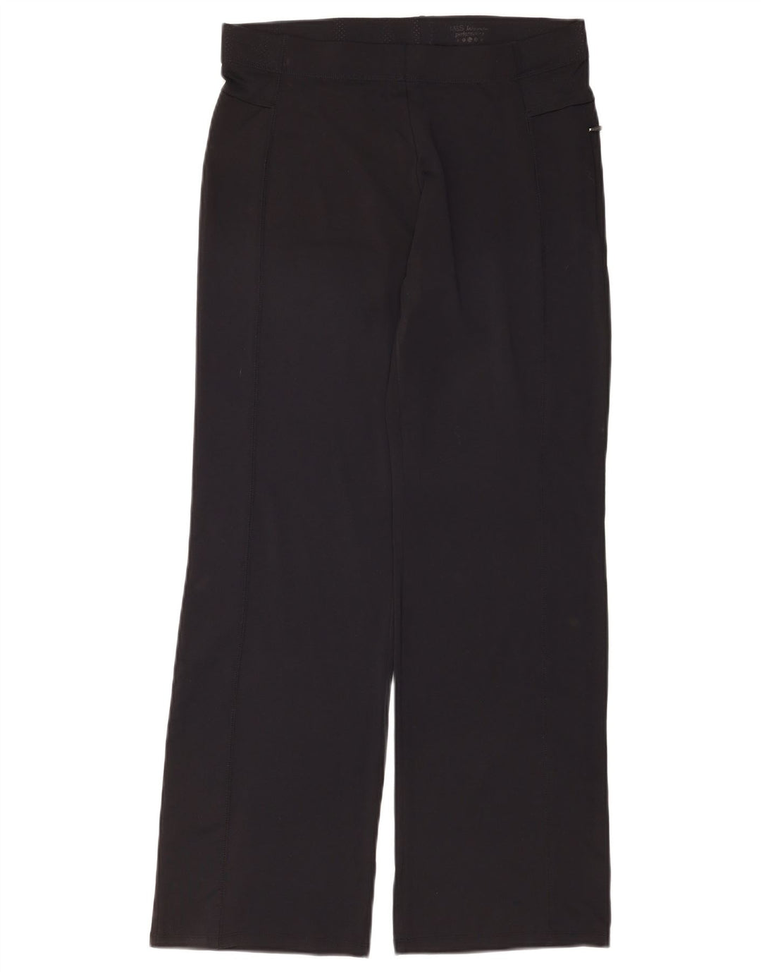Marks & Spencer Pantalon de survêtement pour femme UK 12 Medium Noir Polyester
