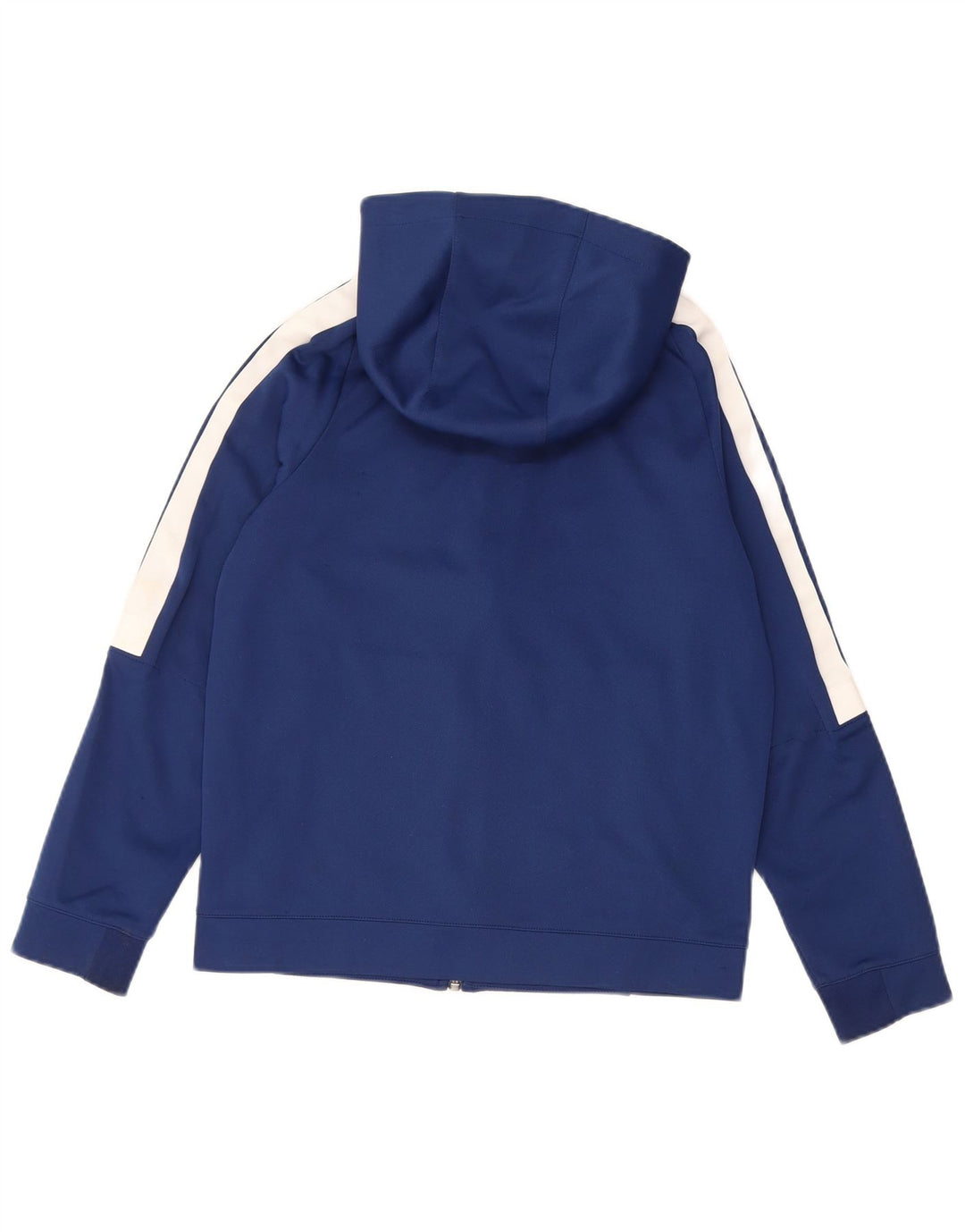 NIKE Pull à capuche zippé pour garçon 12-13 ans Large Bleu Marine Colorblock