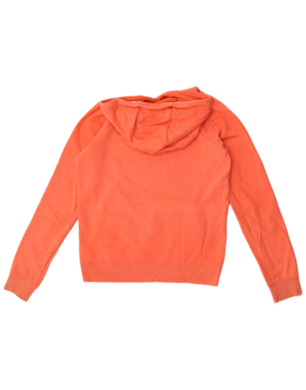 Nike Pull à capuche surdimensionné pour femme UK 6 XS Orange Coton