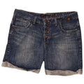 ZARA Short en jean pour femme EU 40 Medium W30 Bleu