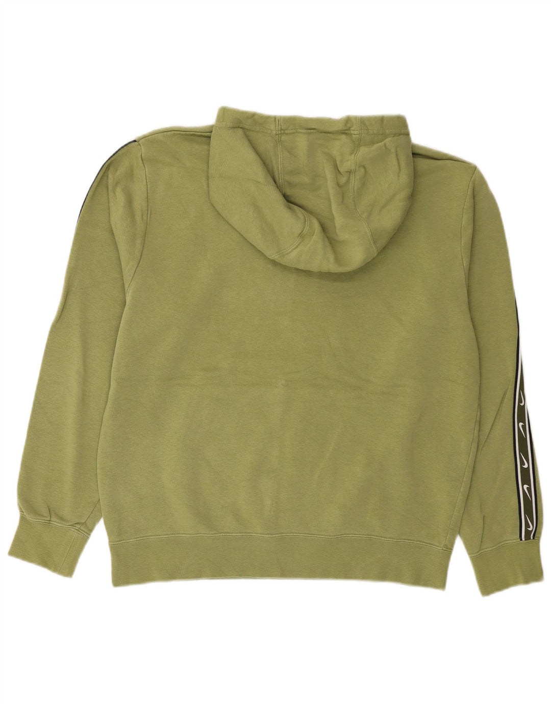 Nike Pull à capuche graphique en coton vert moyen pour homme