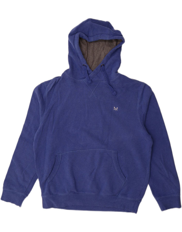 Crew Clothing Pull à capuche pour homme XL en coton bleu