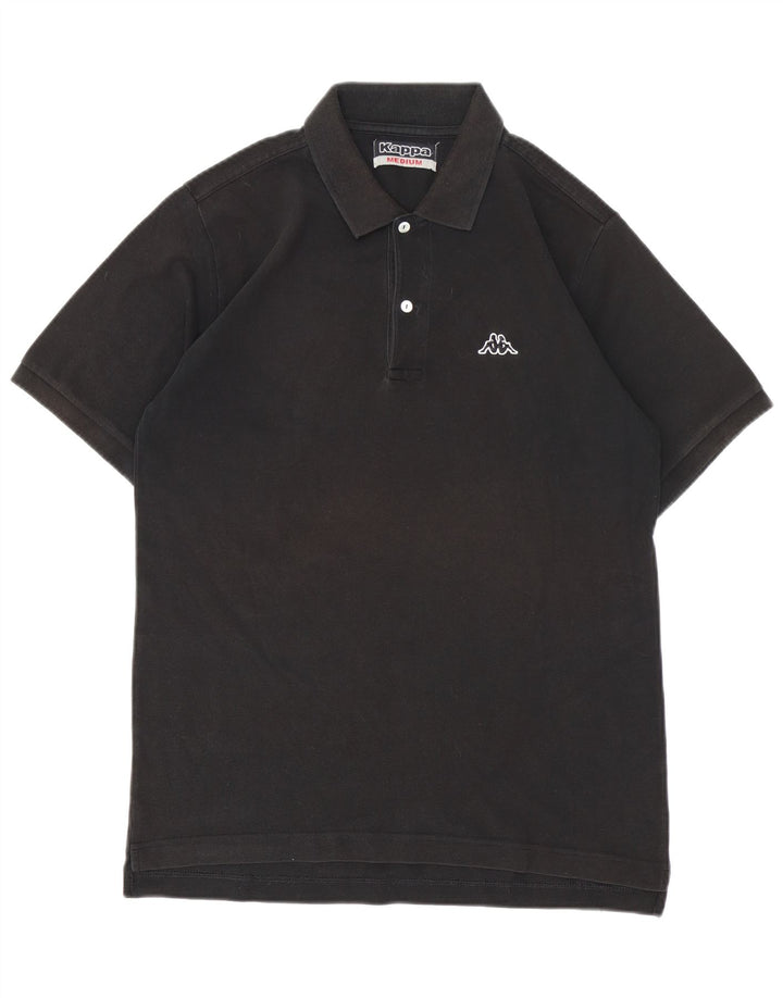 Kappa Polo Homme Noir Moyen Coton