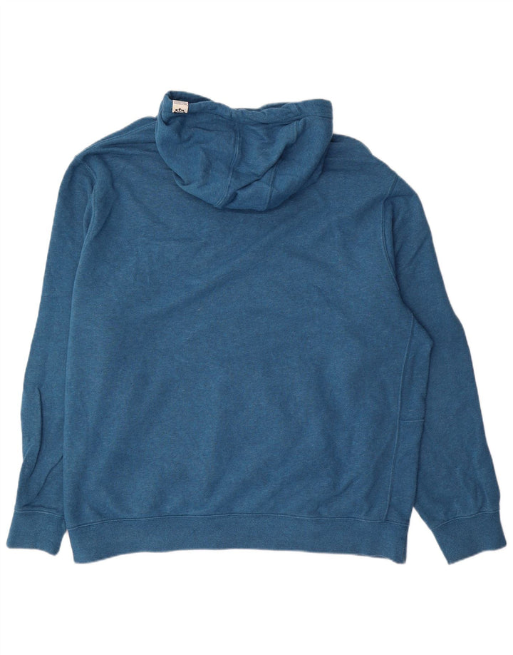 Nike Pull à capuche pour homme en coton bleu 2XL