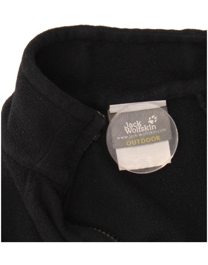 Jack Wolfskin Veste polaire pour femme UK 10 Small Noir Polyester