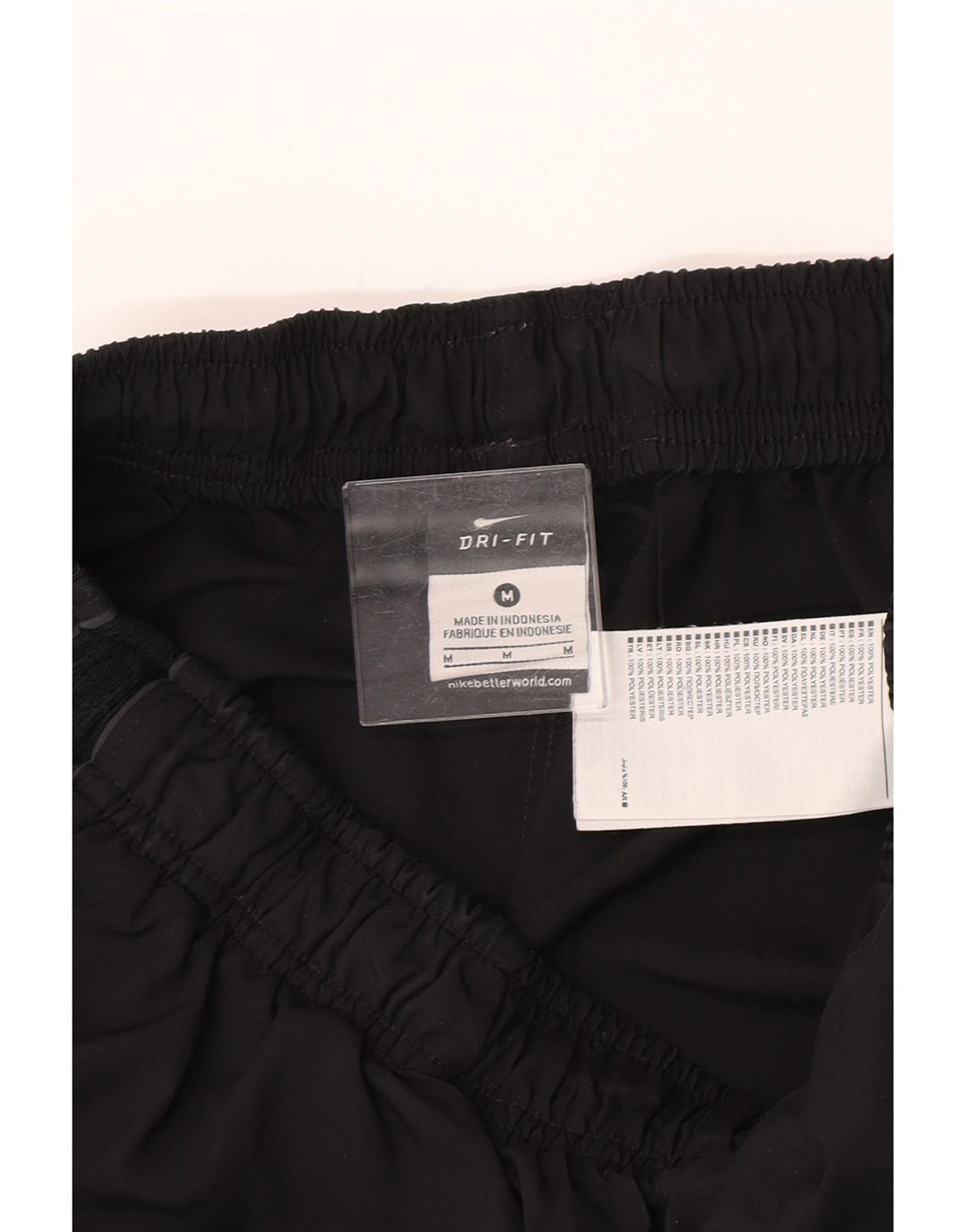 Nike Short de sport Dri Fit pour homme en polyester noir moyen