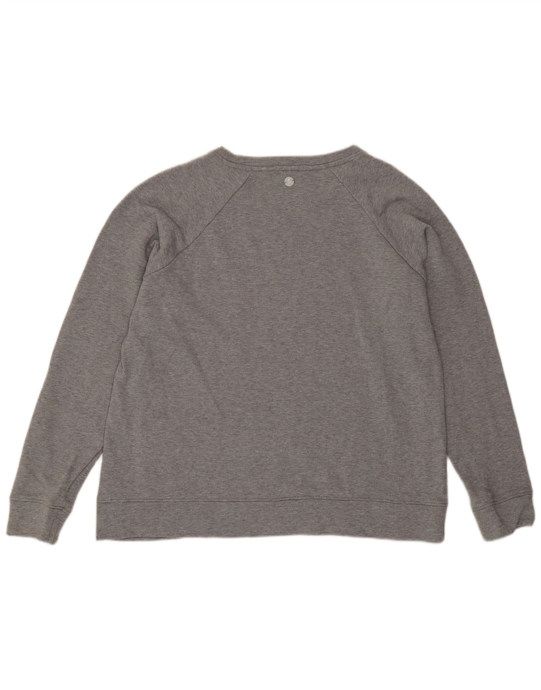 Barbour Womens Graphic Sweatshirt Jumper UK 16 Grand Coton Gris