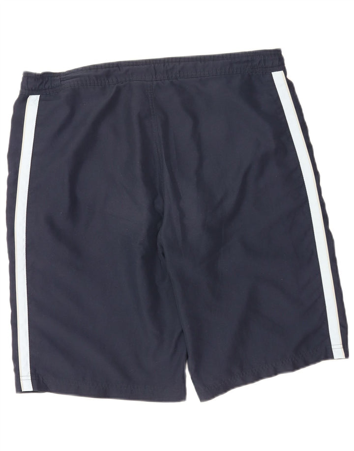 Champion Short de Sport Graphique Homme XL Bleu Marine Polyester
