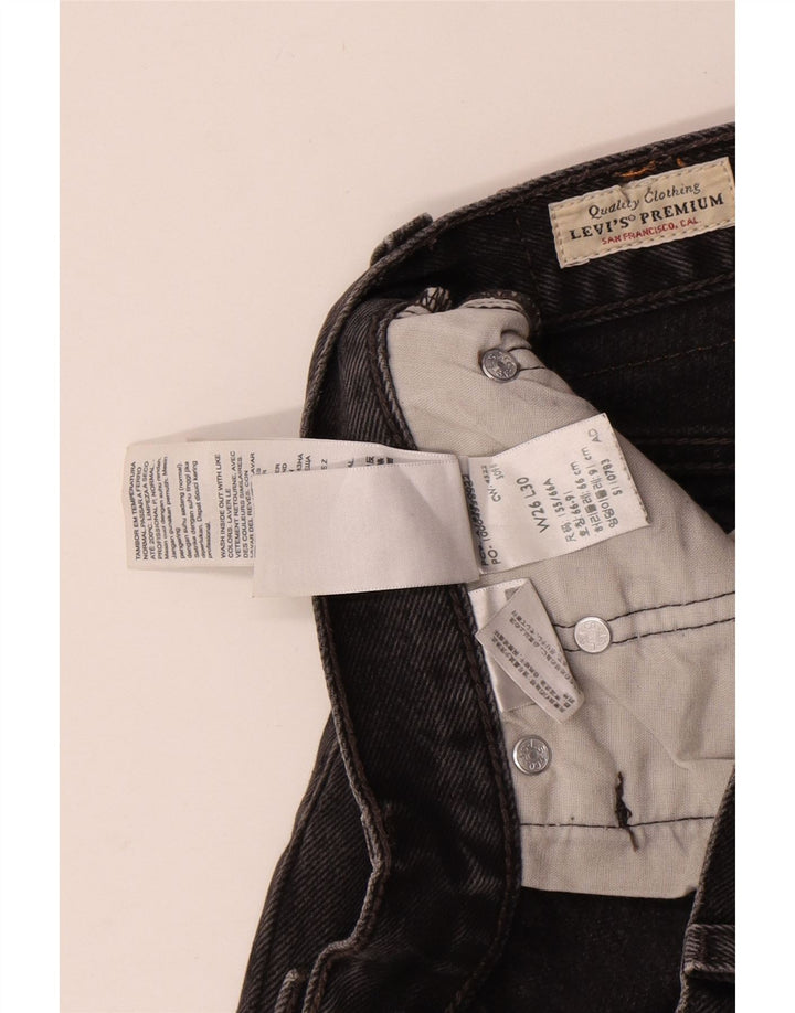 Levi's Jean Droit 501 Homme Noir W26 L30 Coton