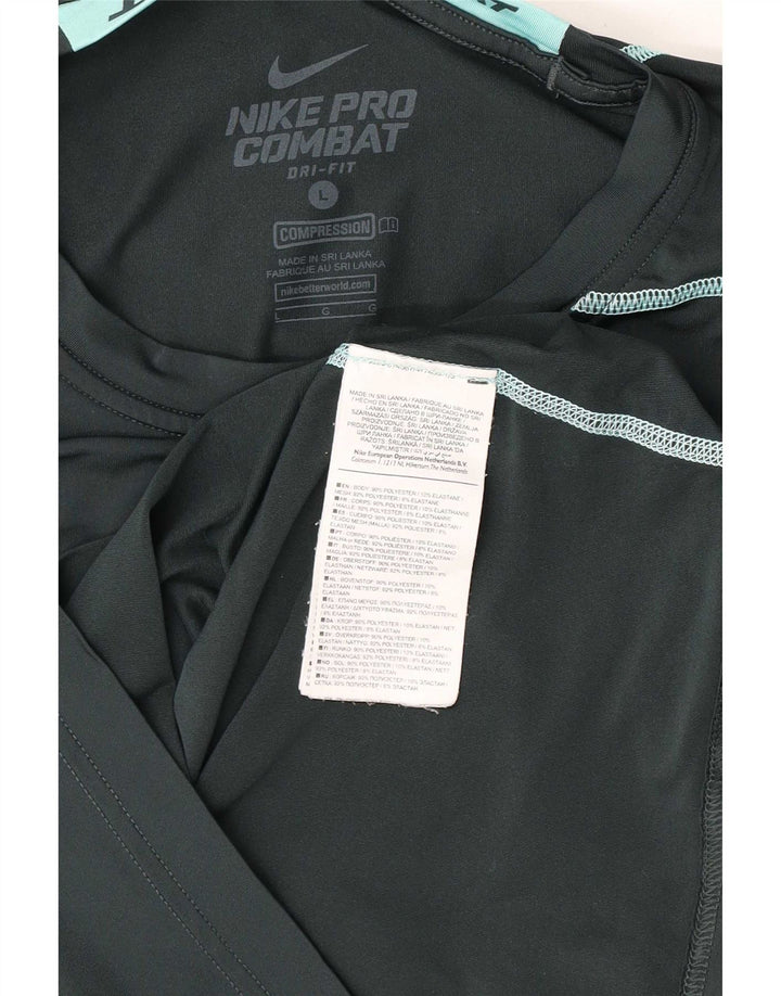 Nike Haut Dri Fit Graphic à manches longues pour homme en polyester vert Taille L