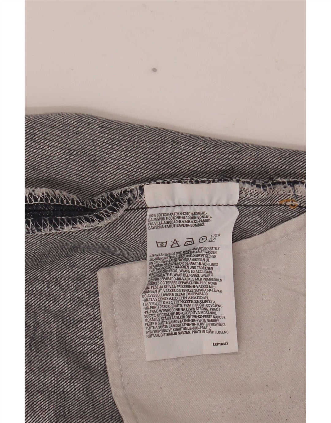 Levi's Jean Droit Court W31 L25 Homme Bleu Marine Coton