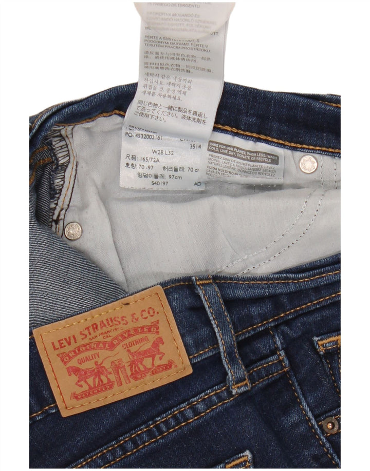 Levi's Jean Droit 714 Femme W28 L27 Bleu Coton