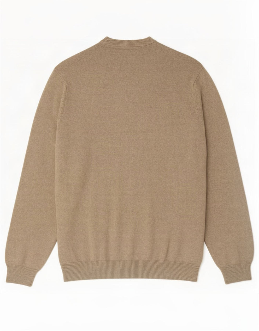 Marks & Spencer Pull col V pour homme en coton beige 2XL