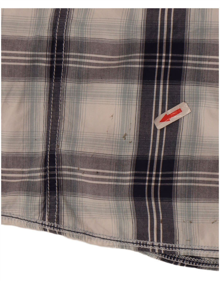 Chemise pour hommes Mustang Taille Large à carreaux multicolores en coton