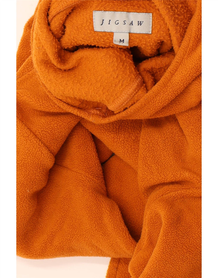 Jigsaw Pull polaire à capuche pour femme UK 14 Orange moyen