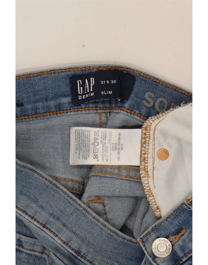 Gap Jean Slim Femme W31 L29 Bleu Coton