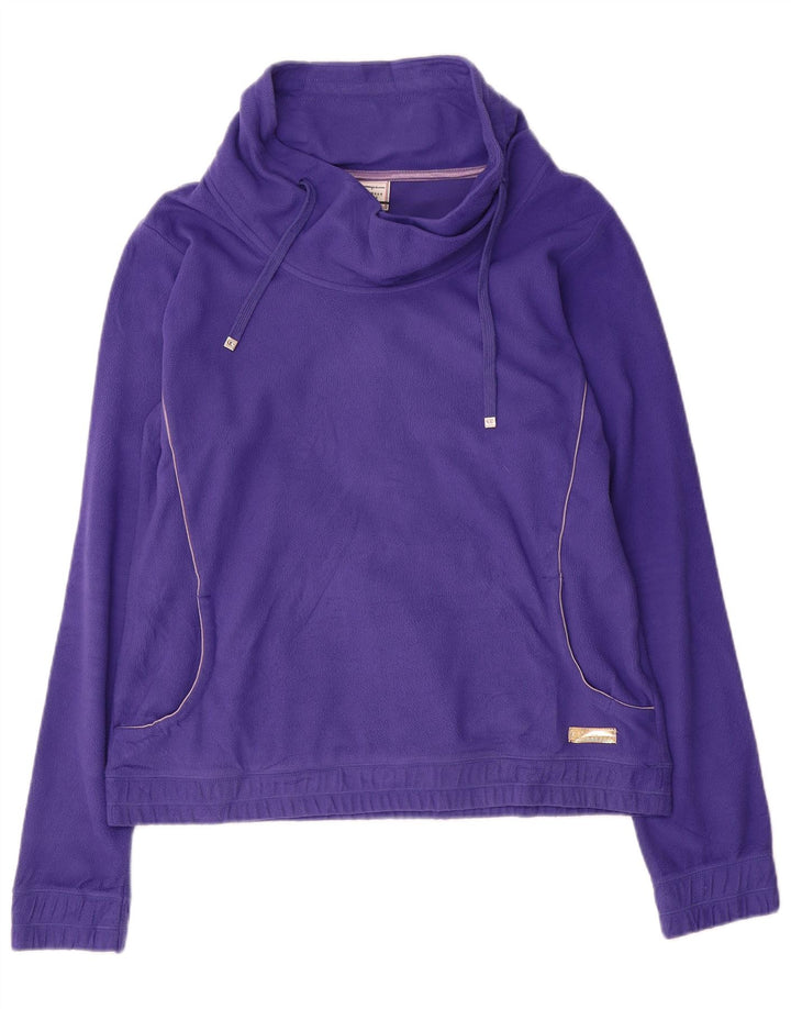 CHAMPION Pull Polaire Femme UK 16 Large Violet Polyester