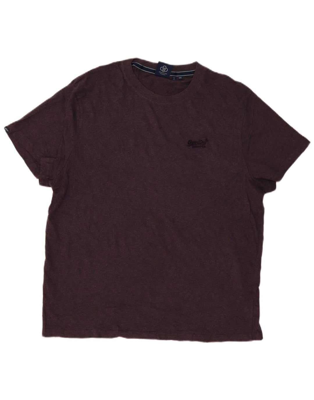 Superdry T-Shirt Homme Top 3XL Violet Coton