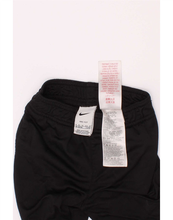Nike Pantalon de survêtement Dri Fit pour garçon 3-4 ans XS Noir Polyester