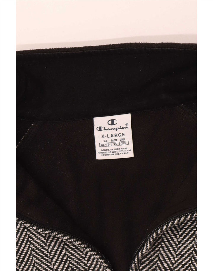 Champion Veste Bomber Femme UK 18 XL Noir Chevrons