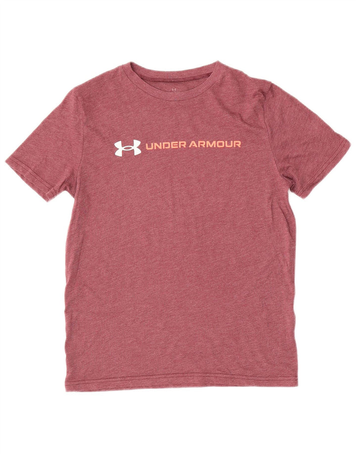 UNDER ARMOUR T-shirt graphique pour garçon 9-10 ans Bordeaux moyen