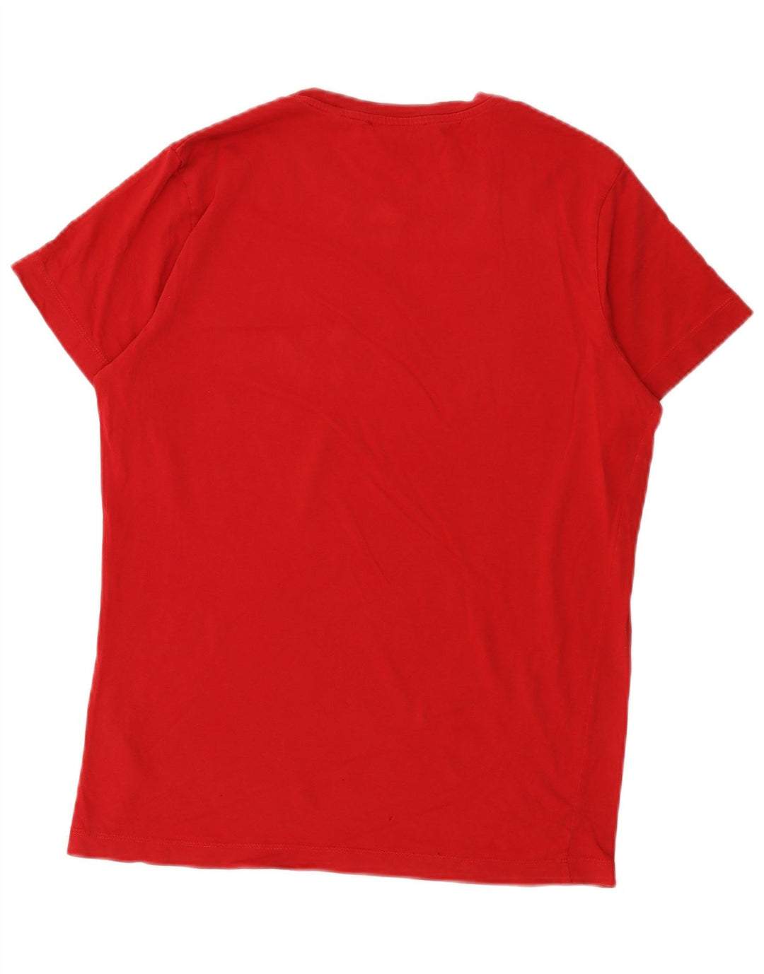 Diesel T-Shirt Graphique Homme Rouge Moyen Coton