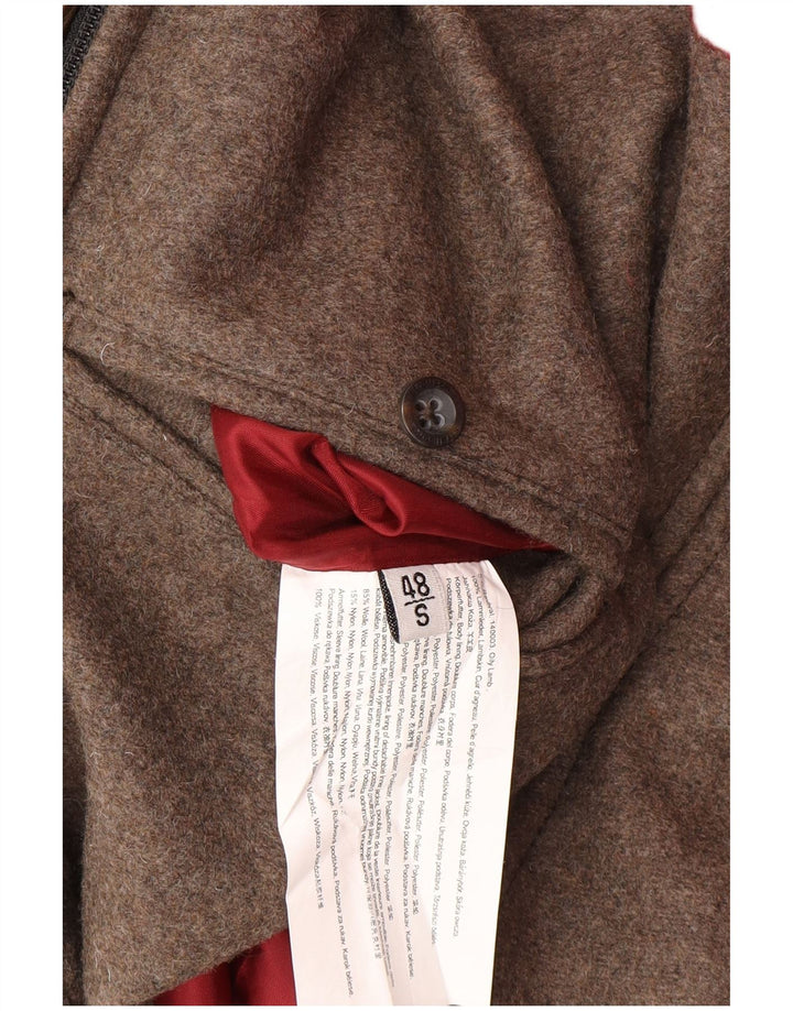 STRELLSON Veste en cuir homme IT 48 Cuir marron moyen