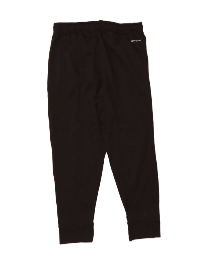 EDDIE BAUER Mens Tracksuit Trousers Joggers Large Black Polyester Vintage Eddie Bauer and Second-Hand Eddie Bauer from Messina Hembry 