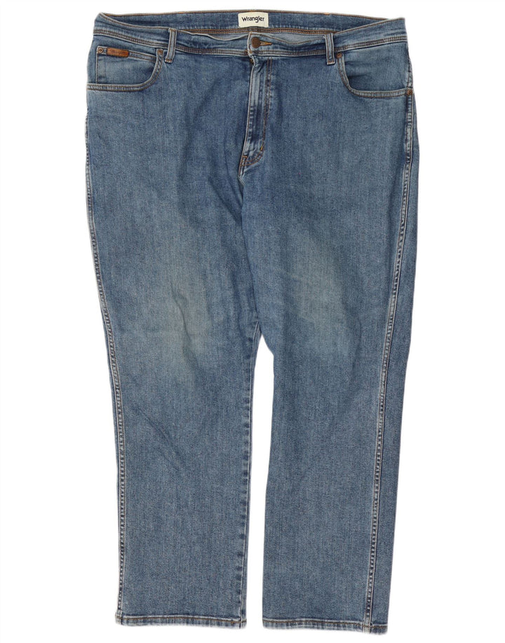 Wrangler Jean Droit Texas Homme W42 L30 Bleu Coton