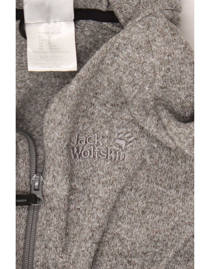 Jack Wolfskin Veste de survêtement pour femme UK 12/14 Gris moyen moucheté