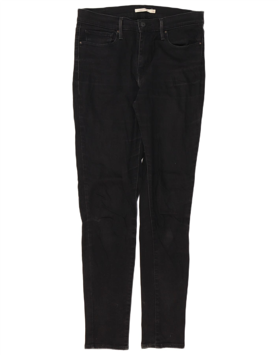 Levi's Jean Skinny Amincissant W31 L32 Femme Noir Coton