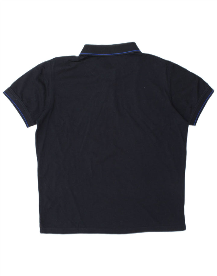 TRUSSARDI Polo Homme Bleu Marine Moyen Coton