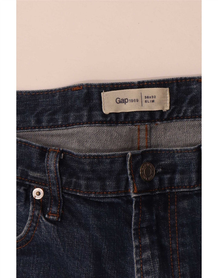 Gap Jean Slim Homme W36 L32 Bleu Marine Coton