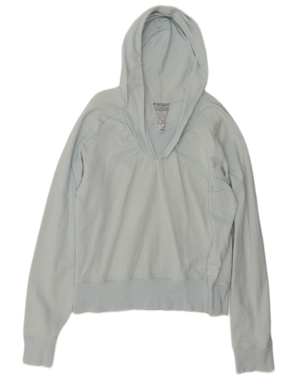 Freddy Pull à capuche pour femme UK 46 Large Bleu Coton