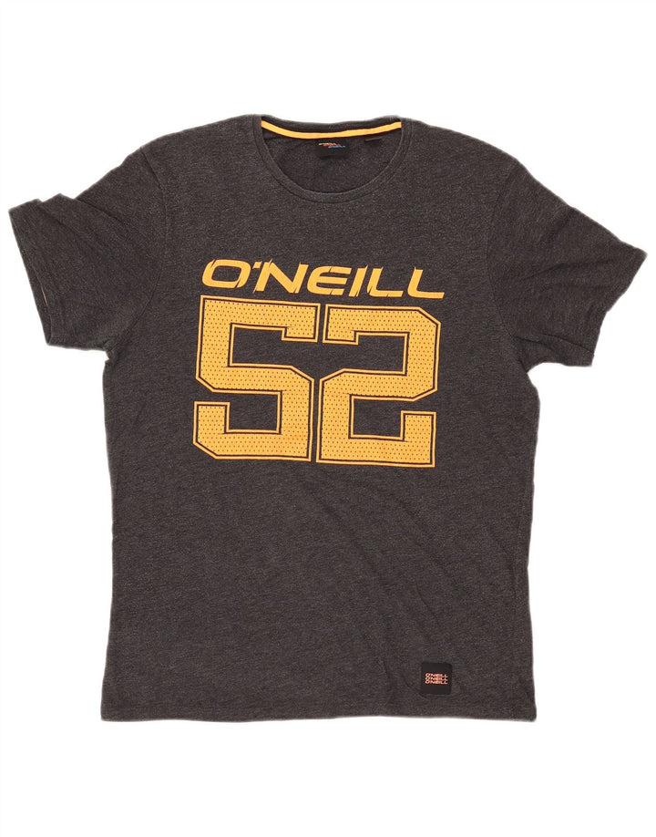 O'NEILL T-Shirt Graphique Homme Gris Moyen Coton