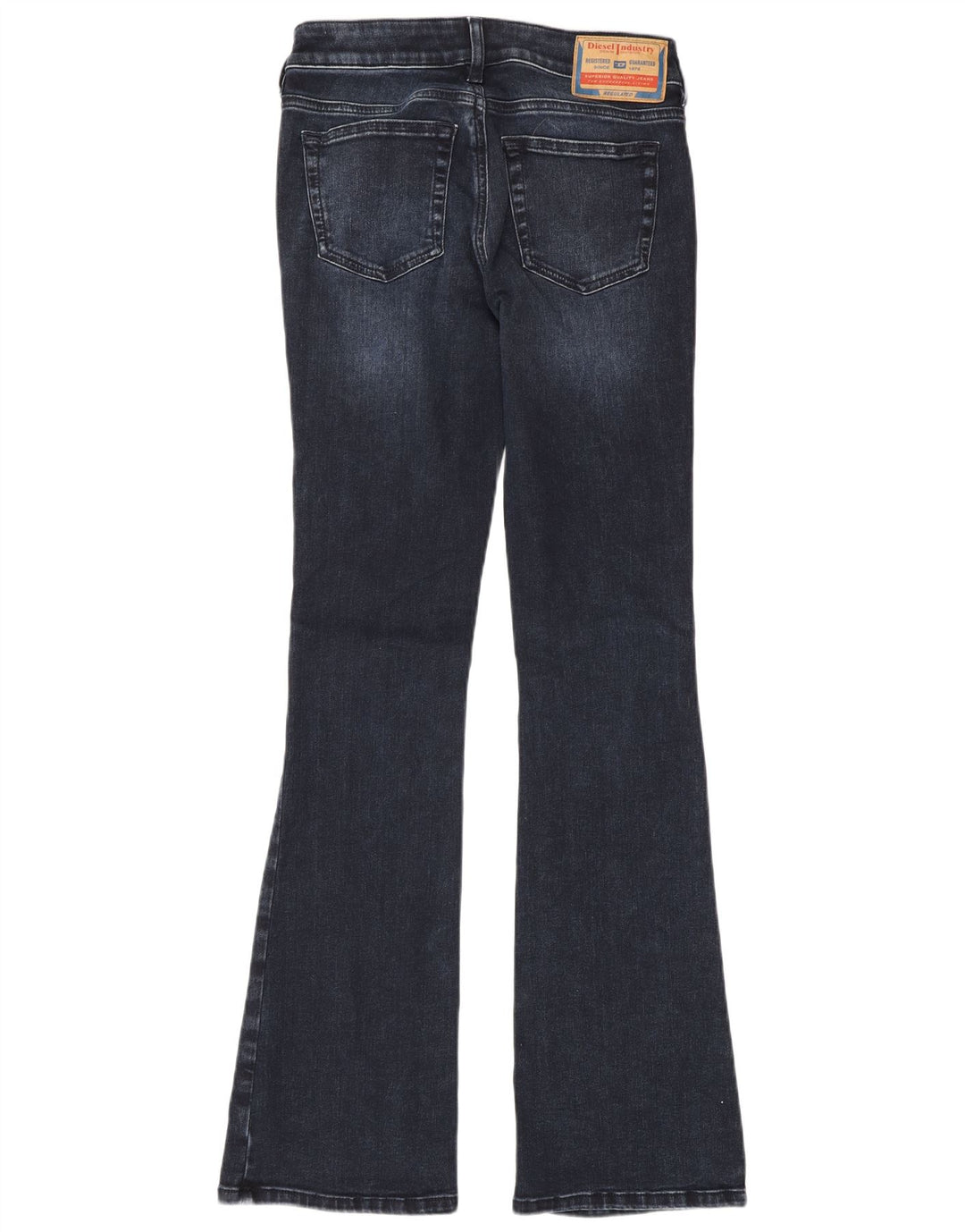 Jean évasé Femme Diesel W24 L32 Bleu Marine Coton
